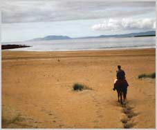 Reiten zum Strand