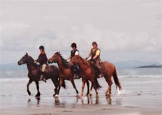 Reiten am Strand